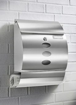Abschließbarer Edelstahl-Briefkasten