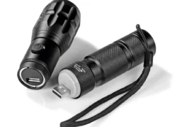 Akkubetriebene Taschenlampe