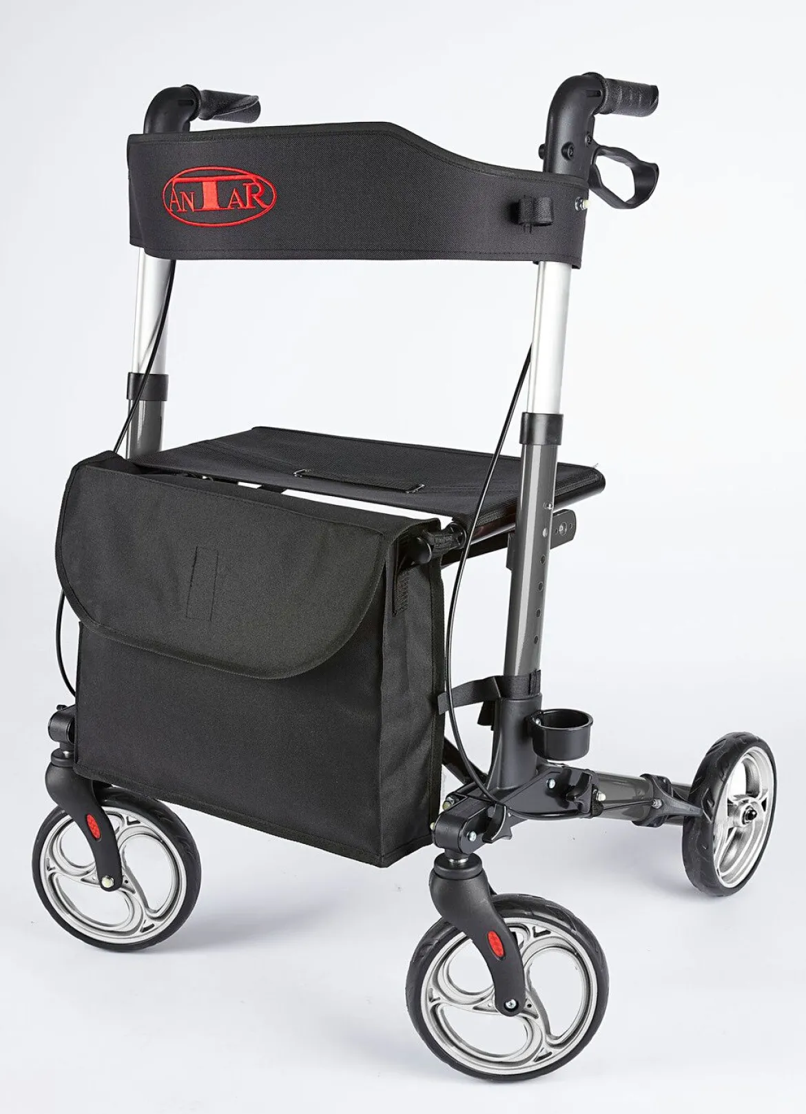 Alu-Rollator mit Premium-Ausstattung