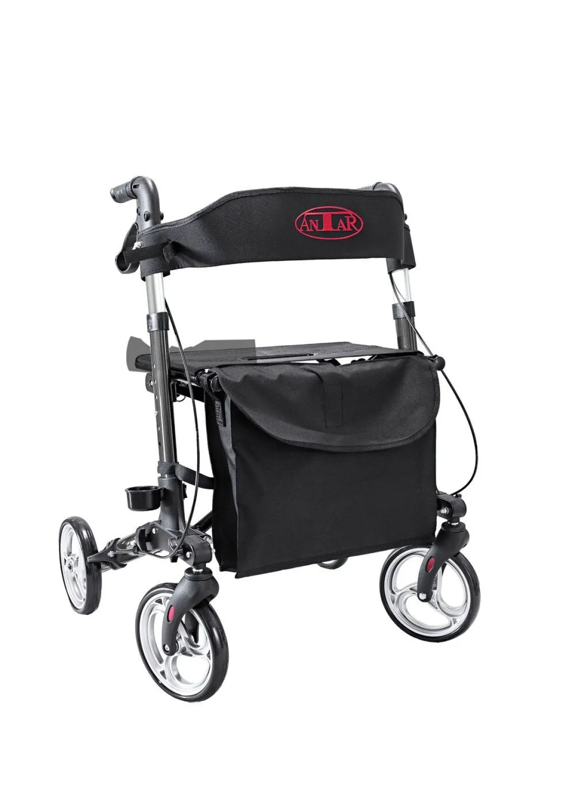 Alu-Rollator mit Premium-Ausstattung