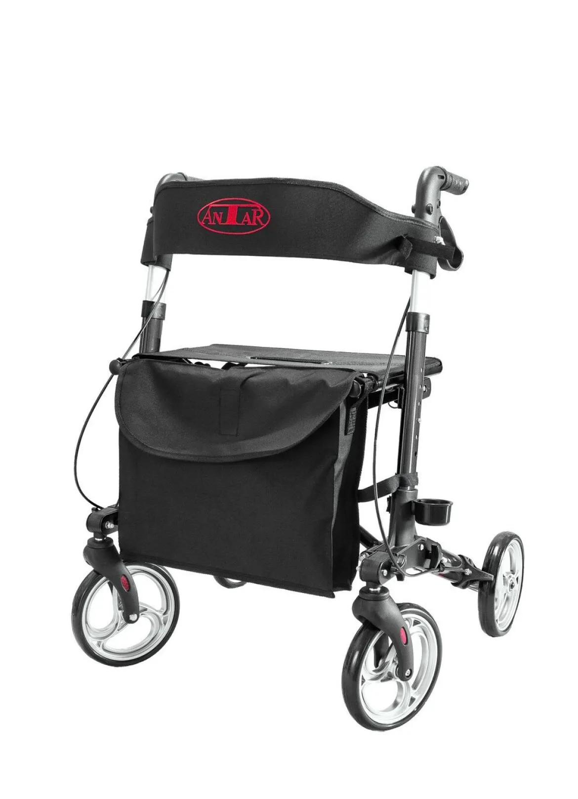 Alu-Rollator mit Premium-Ausstattung