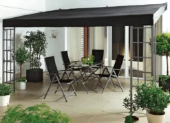 Anbau-Pergola, 4x3 m