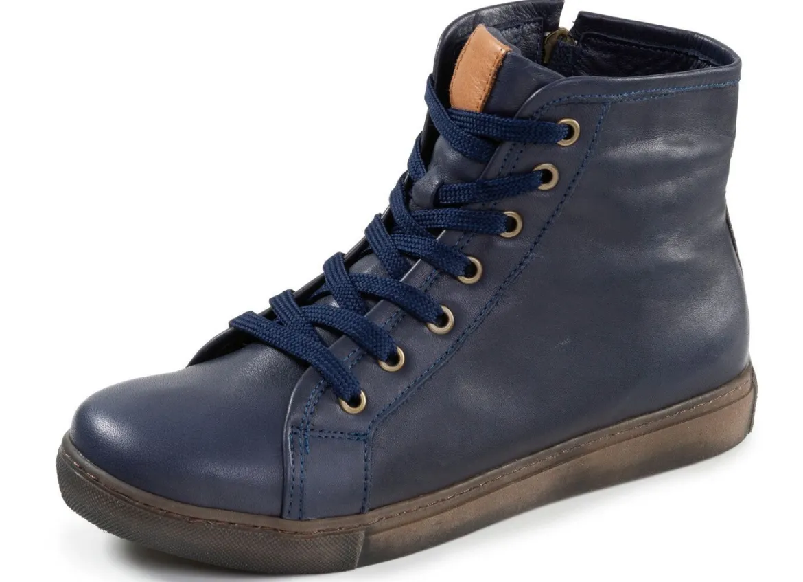 Andrea Conti, klassiche Damen-Stiefeletten, Winterschuhe, mit herausnehmbarem Fußbett