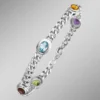 Armband aus Silber mit Edelsteine