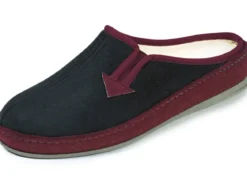 Atmungsaktive Damen-Hauschuhe, mit Gummizug