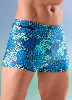 Badehose in höherer Kastenform