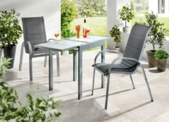 Balkon-Möbel Amalfi Deluxe mit Aluminium-Gestell