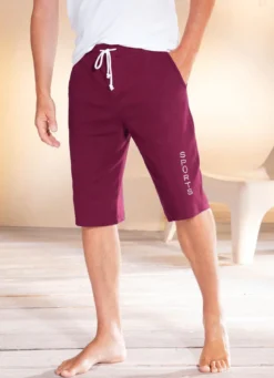 Bermuda mit breitem Bund in 4 Farben