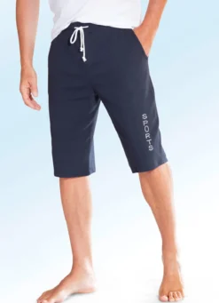 Bermuda mit breitem Bund in 4 Farben