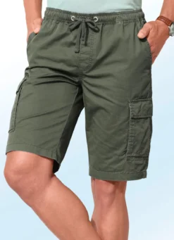Bermudas mit Cargotaschen in 3 Farben