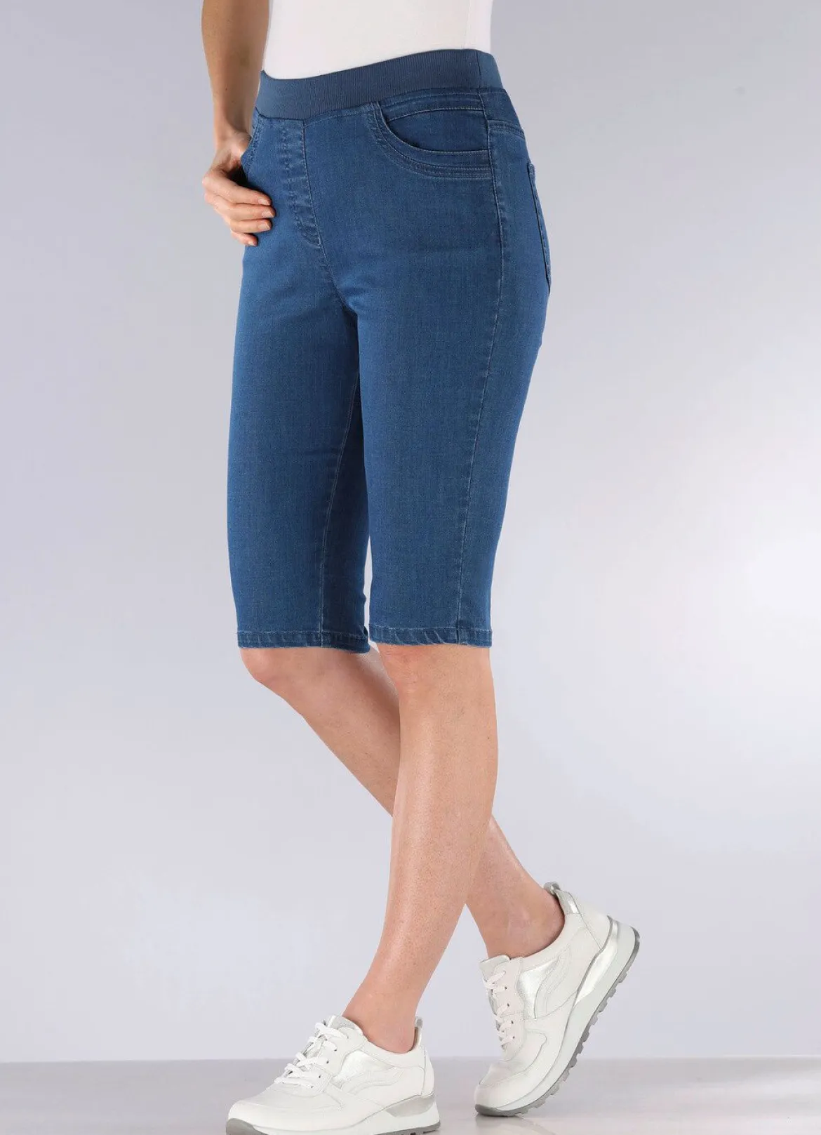 Bermudas mit Jersey-Bund