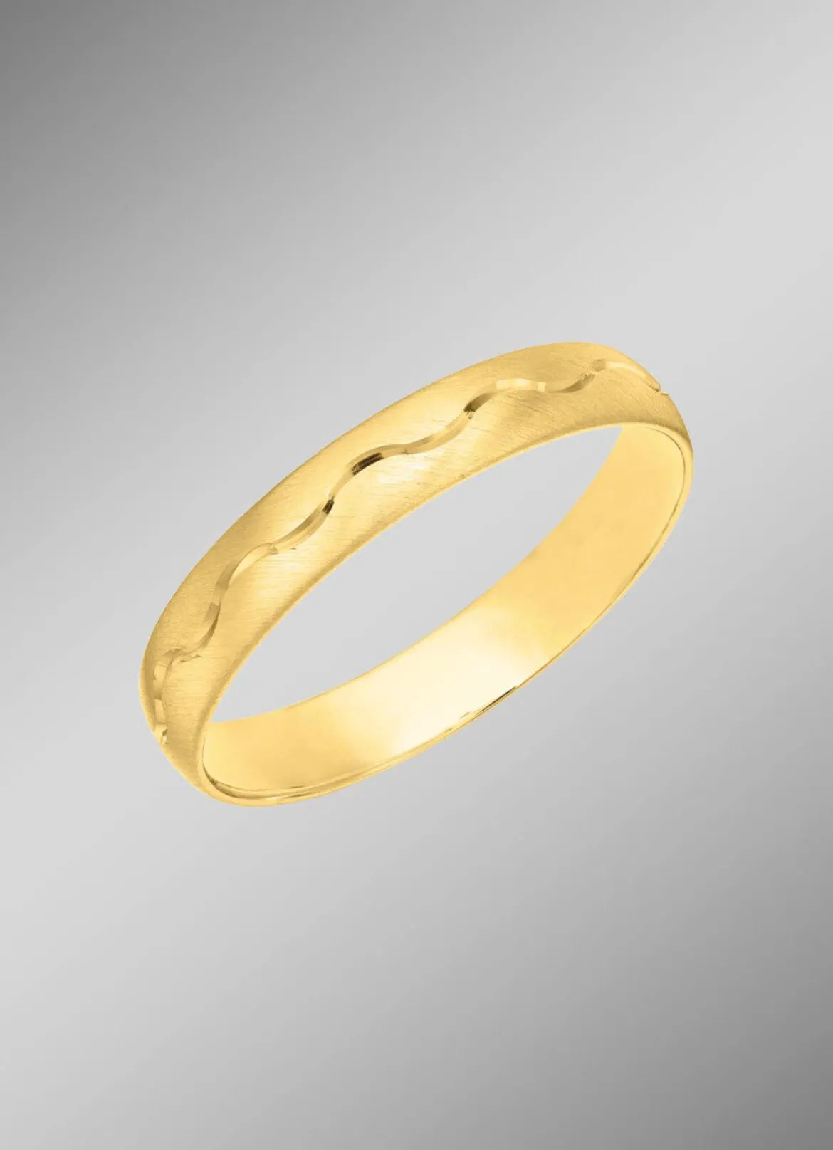 Bezaubernder Partnerring aus vergoldetem Silber 925/- fein