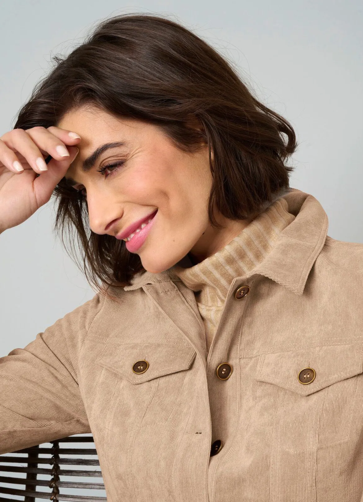 Blazer aus Cord