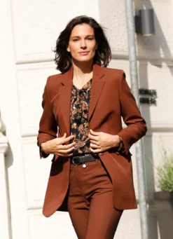 Blazer mit Reverskragen