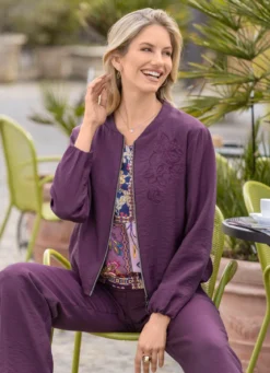 Blouson mit 2-Wege-Zipper