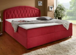 Boxspringbett mit Bettkasten und Topper