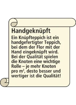 Brücke und Teppiche aus 100% Schurwolle