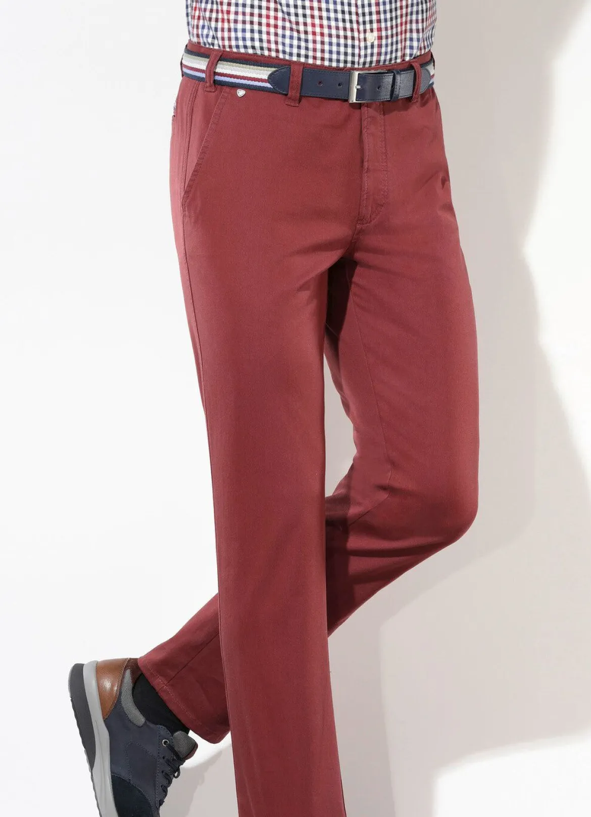 "Brühl"-Hose mit Gürtel in 3 Farben