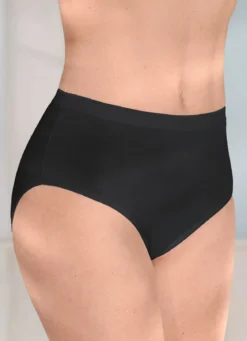 brio lingerie Fünferpack Slips mit glänzenden Abschlüssen