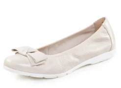 Caprice, schicke Damen-Ballerinas, Weite G, mit Gummizug