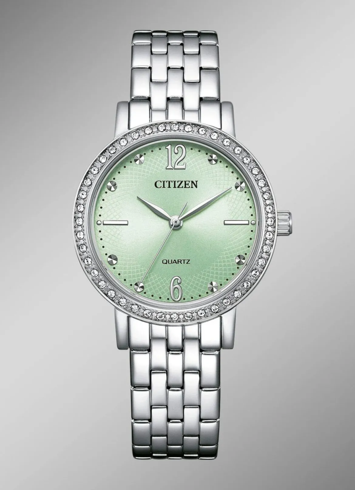 Citizen Quartz-Damenuhr mit Edelstahlbandgehäuse