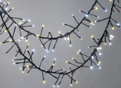 Cluster-LED-Lichterkette mit digitalem Outdoor-Trafo