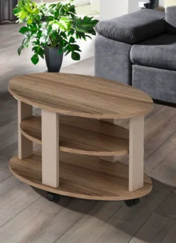 Couchtisch auf Rollen