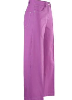 Culotte mit modisch weitem Bein
