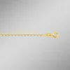 Diamantierte Ankerkette aus Gold