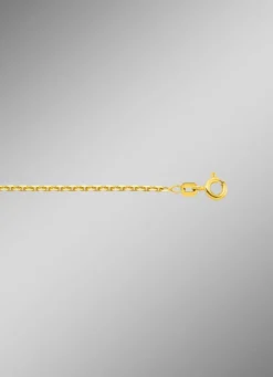 Diamantierte Ankerkette aus Gold