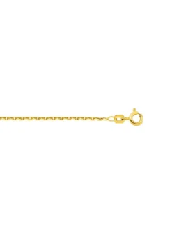 Diamantierte Ankerkette aus Gold