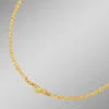 Diamantierte Blättchenkette, verschiedene Ausführungen