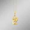 Diamantierter Anhänger in Bicolor