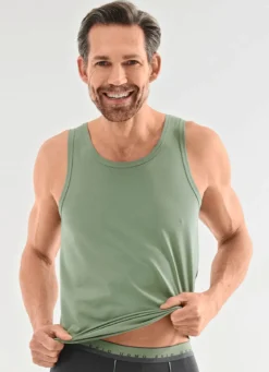 Dreierpack Achselshirts aus Feinjersey