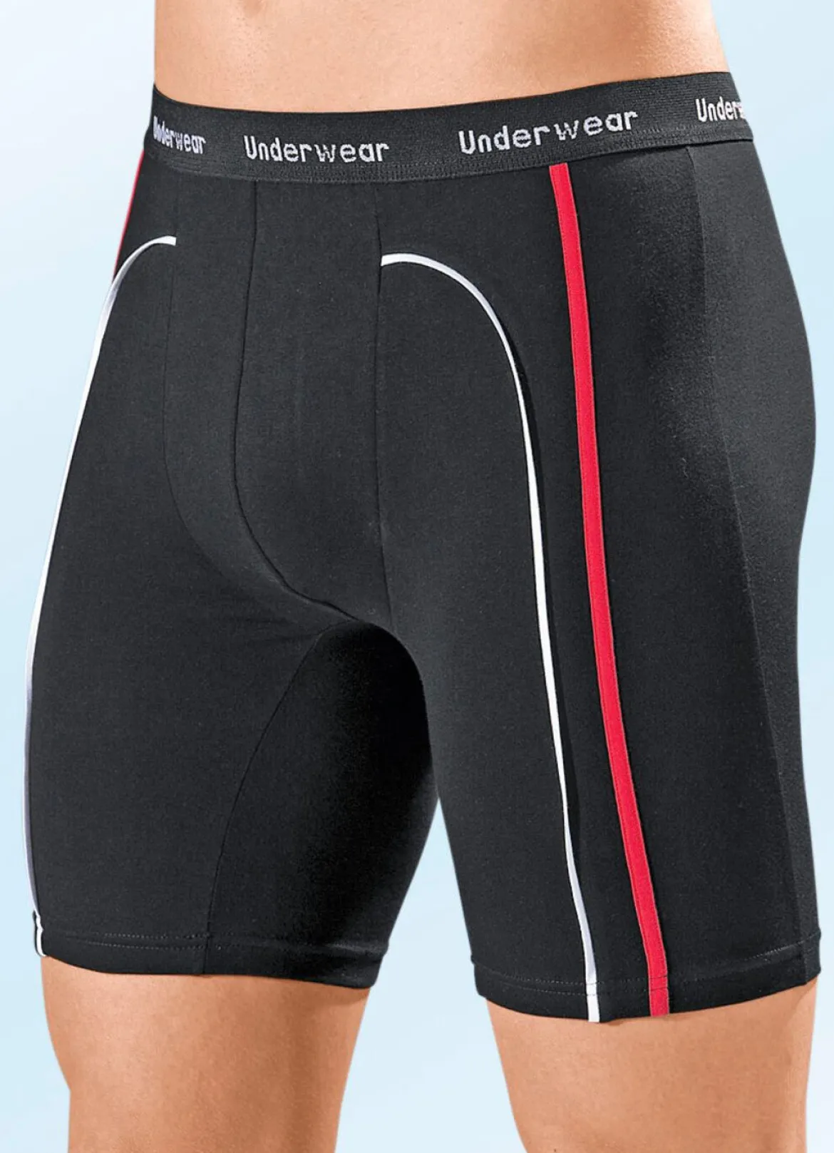 Dreierpack Longpants aus Feinjersey