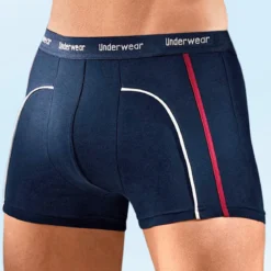 Dreierpack Pants aus Feinjersey, marine