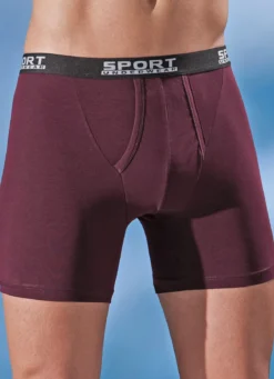 Dreierpack Pants aus Feinjersey, uni bunt