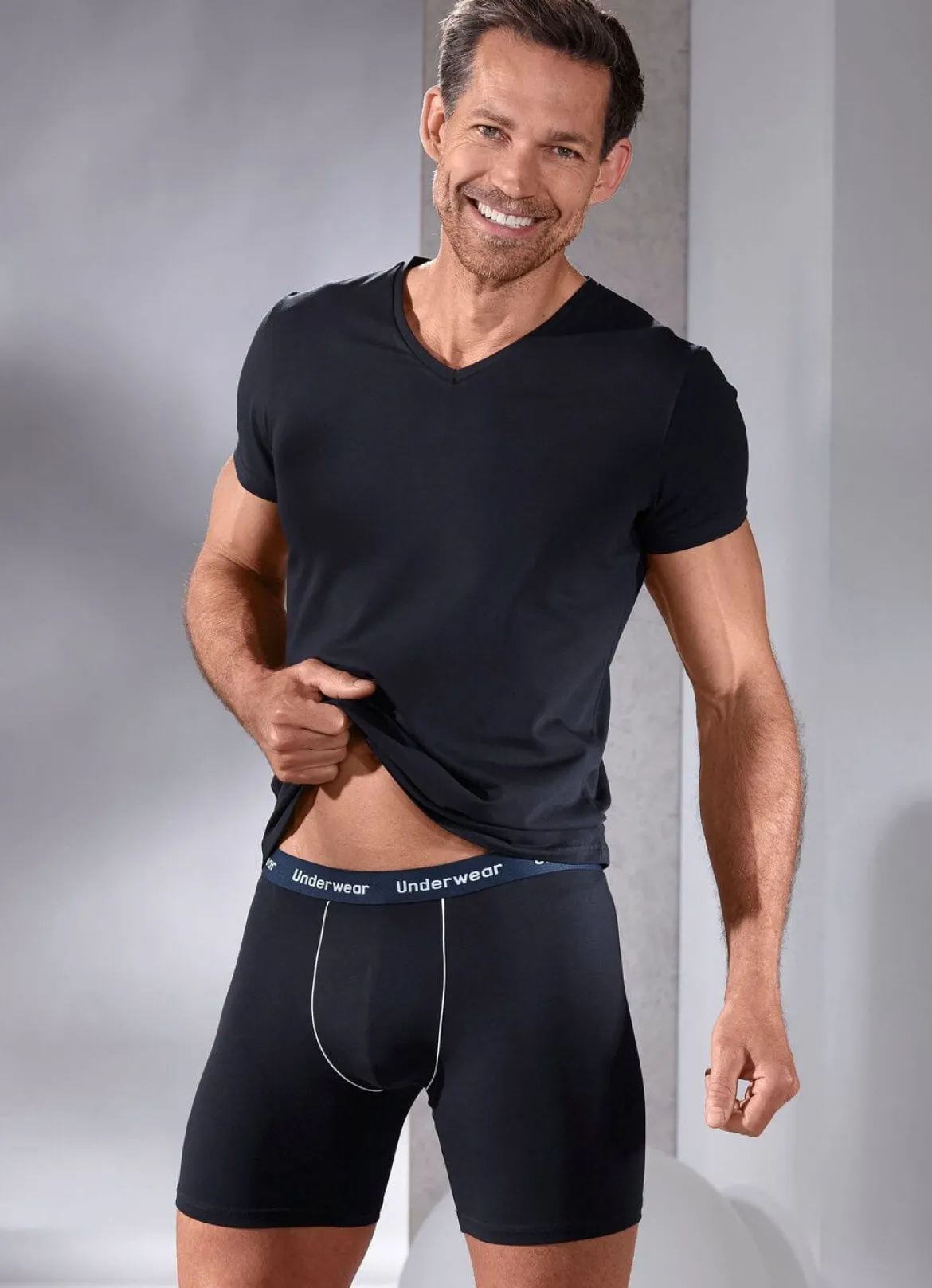Dreierpack Pants mit längerem Bein