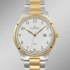 Dugena-Quartz-Herrenuhr mit Edelstahlbandgehäuse