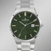 Dugena-Quartz-Herrenuhr mit Edelstahlbandgehäuse