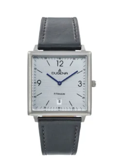 Dugena-Quartz-Herrenuhr mit Titangehäuse