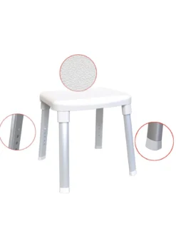 Dusch- und Badehocker mit extra großer Sitzfläche