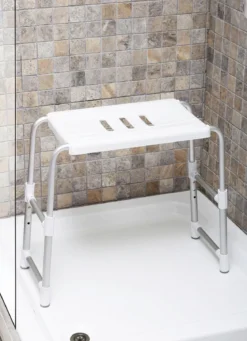 Dusch- und Badehocker mit XXL-Sitzfläche