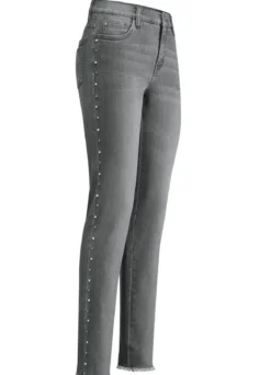 Edel-Jeans mit tollen Zierperlen