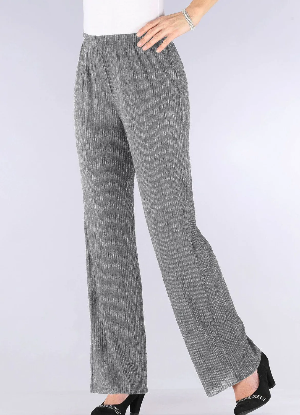 Edel schimmernde Hose