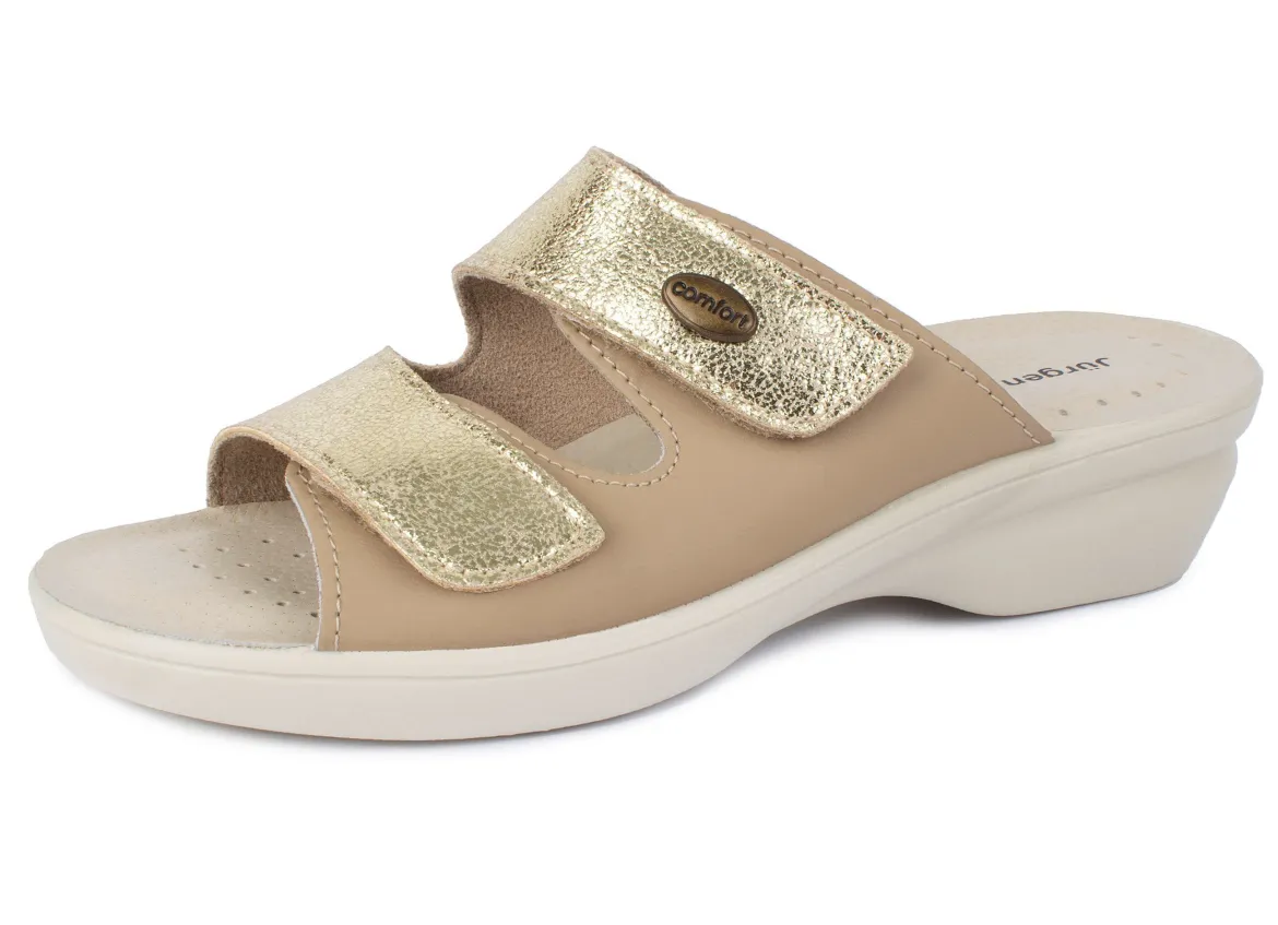 Elegante Klett-Pantolette