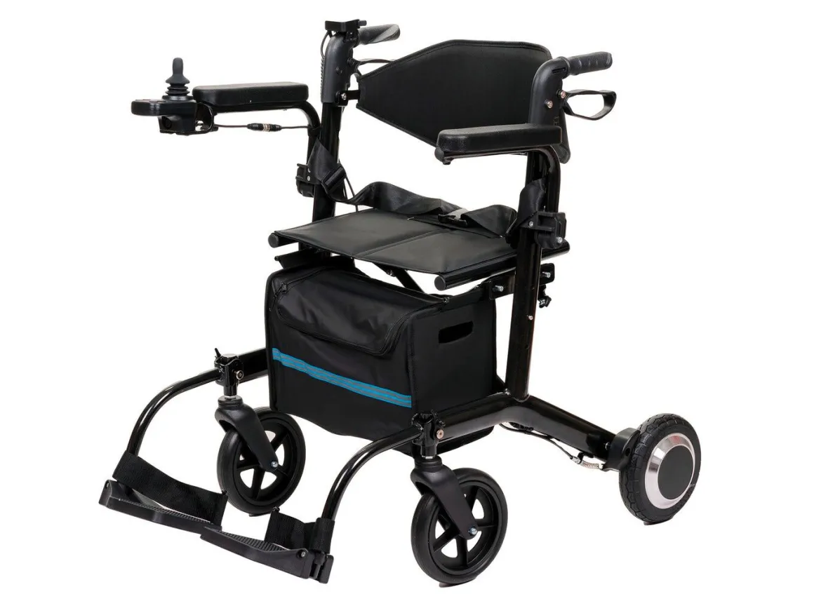 Elektrischer Rollstuhl/Rollator 2-in-1