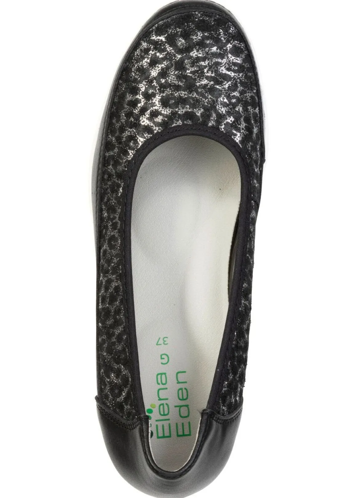 ELENA EDEN, bequeme Damen-Ballerinas, Weite G, mit herausnehmbarem Fußbett