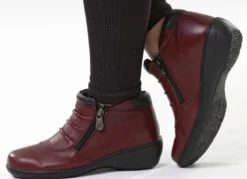 ELENA EDEN, bequeme Damen-Boots, Weite H, mit herausnehmbarem Fußbett
