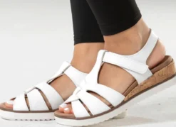ELENA EDEN, bequeme Damen-Sandalen, Weite H, mit herausnehmbarem Fußbett